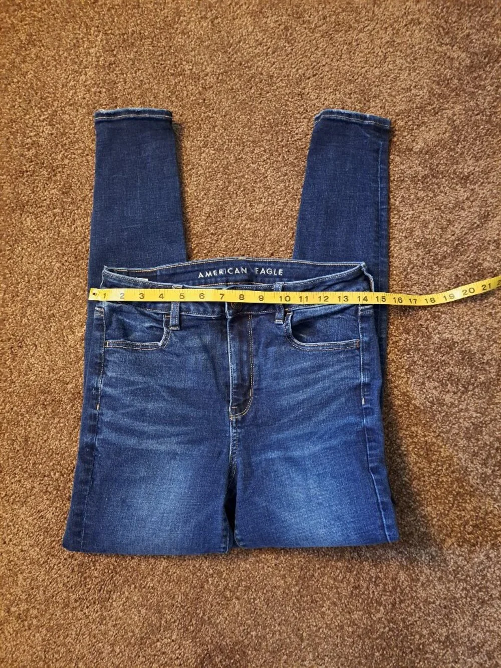 American Eagle Super Stretch Hi-Rise Jegging With Embroidered Pockets - Picture 5 of 9